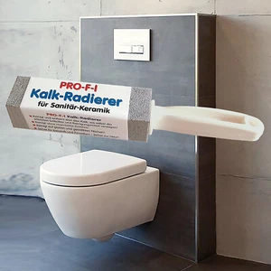 PRO-F-I Kalk-Radierer für alle Sanitär-Keramik entfernt hartnäckigste Verkalkung - Bild 1 von 4