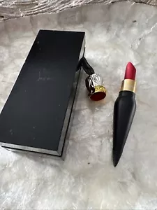 CHRISTIAN LOUBOUTIN BEAUTY LIPSTICK JACKIE 002M VELVET MATTE 3.8G ULTRA RARE - Picture 1 of 5