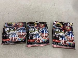 Illooms LED Light Up Patriotic Balloons, Hard To Find - Picture 1 of 3