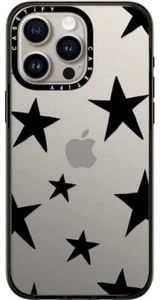 CASETiFY Compact Case for iPhone 15 Pro- Stars Black - Clear Black - Photo 1 sur 2