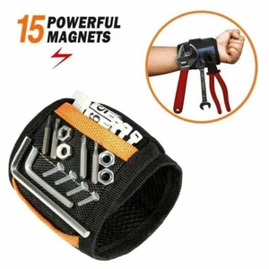 Magnetic Wristband Strong Magnets Telescopic Pickup Holds Wrench Screw Nail Bit - Picture 1 of 12
