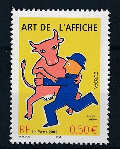 France 2003 Europa- Yvert 3556 : the good stamp very fine MNH Cover