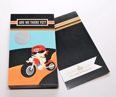 Motocicleta Bebé - Baby Shower Juego Rasguño Pack Foto 1 de 2