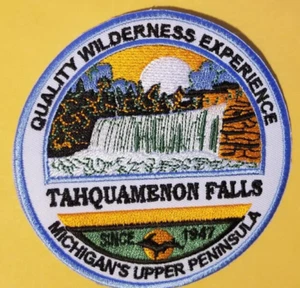 Parche Michigan Upper Peninsula Tahquamenon Falls aprox 3,5" x - Imagen 1 de 2