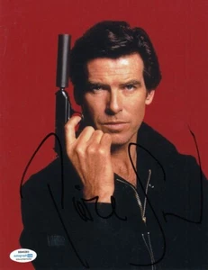 James Bond Pierce Brosnan 007 Signed 10x8 Photo RACC TRUSTED, AFTAL, UACC & ACOA - Picture 1 of 3