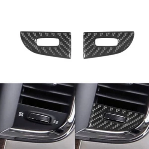 For Dodge Ram 1500 2013-2015 Carbon Fiber Air Outlet Adjusts Button Frame Trim - Foto 1 di 11