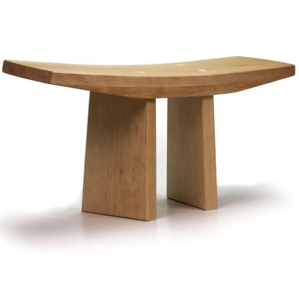 Meditationsbank aus Holz, Hocker für Yoga und Meditation, für alle Körpergrößen - Bild 1 von 1