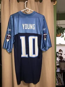 VINTAGE REEBOK Vince Young #10 TENNESSEE TITANS Trikot nicht genäht Herren Größe M " - Bild 1 von 22