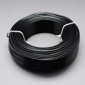 2mm Aluminium Craft Florist Wire Jewellery Making Black 3m lengths - Picture 1 of 2