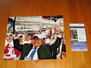 Scotty Bowman signed Detroit Red Wings NHL 8x10 Photo JSA Coach Stanley Cup - Picture 1 of 2