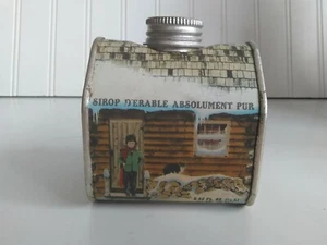 Vintage Absolutely Pure Maple Syrup Tin Can 8.45 Fl Oz - Picture 1 of 6
