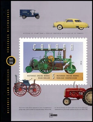 1996 Canada Post Thematic Collection #72 - Historic Land Vehicles - Sheet of 25 - Image 1 of 2