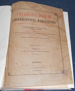 Chartularium Universitatis Parisiensis - Bild 1 von 2