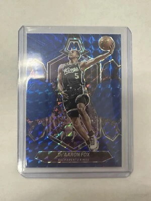 2023-24 Panini Mosaic Basketball - Blue Mosaic Prizm #163 De'Aaron Fox 176/199 - Image 1 of 2