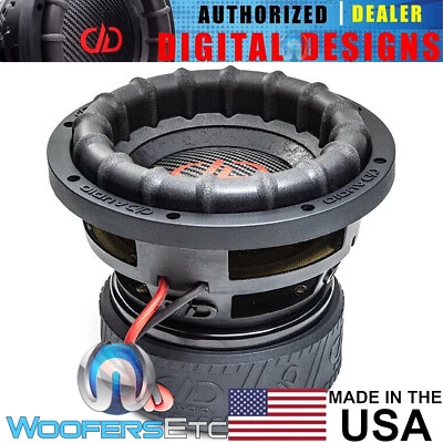 DD AUDIO 2508G-D2 8" USA MADE 3600W DUAL 2-OHM CAR SUBWOOFER BASS SPEAKER NEW - Image 1 of 4