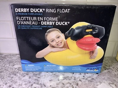 Juguete inflable para piscina The Inflable 35” Long Derby Duck por juego Foto 1 de 4