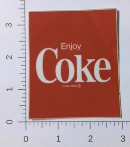 Vintage Soda Pop Vending Machine Coca-Cola Classic Sticker Decal - Picture 1 of 1