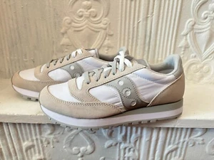 NEU Saucony Originals/Jazz Original/weiß, grau, beige/Herrengröße 7 Medium - Bild 1 von 6
