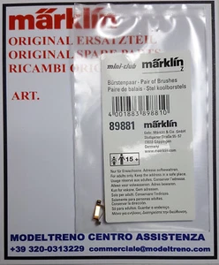 MARKLIN 89881 8988 SPAZZOLE MOTORE - BURSTENPAAR SPUR Z - Imagen 1 de 1