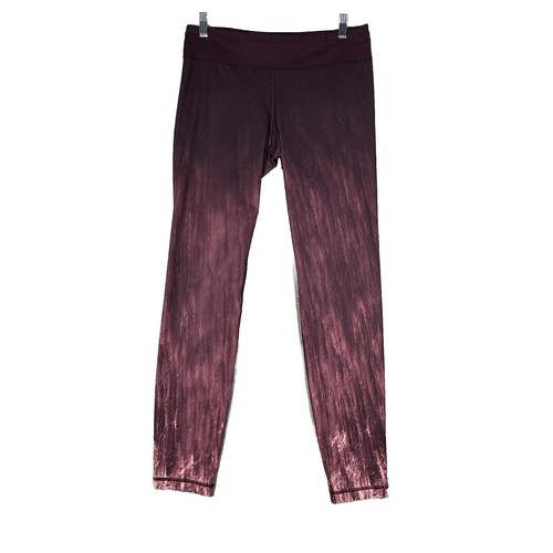 Pantaloni Under Armour donna viola medio stampati leggings tutte le stagioni attrezzatura allenamento