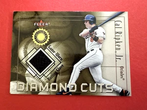 2001 Fleer Authority Diamond Cuts Batting Glove Relic Cal Ripken Jr Orioles RARE - Picture 1 of 7