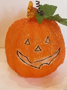 Jackolantern | Lampada Zucca Vintage 7” Rara | Si Illumina con Cavo | Scatola Aperta - Foto 1 di 8