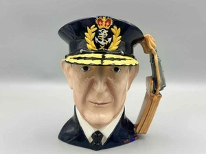 Franklin Porcelain The Maritime Trust Admiral Lord Cunningham Large Character Ju - Picture 1 of 3