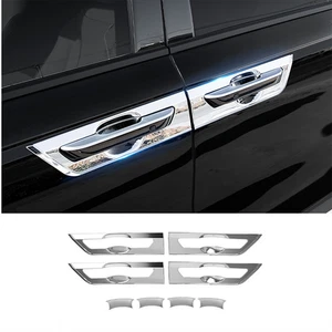 8x Chrome Exterior Door Bowl Handle Trim Molding Cover For Kia Carnival 2022-23 - Picture 1 of 6
