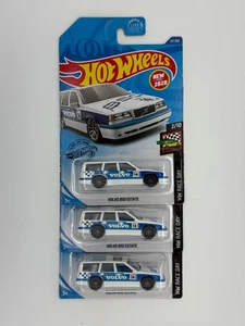 3 Stück - 2020 Hot Wheels Volvo 850 Estate weiß 1:64 - 57/250 - Bild 1 von 1