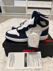 Nike Air Jordan 1 Retro High "CO Japan Midnight Navy" 575441-141 GS 5Y w/Receipt - Picture 1 of 5
