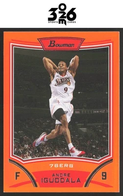 Andre Iguodala 2008-09 Bowman Orange #19 #/299 - Image 1 of 2