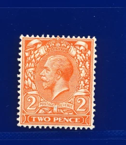 1913 SG367 2d naranja rojizo pálido (die-1) N19 (-) tono no listado MLH ecna - Imagen 1 de 3
