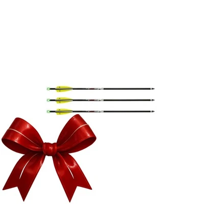 TenPoint Alpha Blaze Lighted Nocks Pro Elite 400 Crossbow Arrows Green 3 Pack - Image 1 of 4