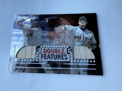 2002 Donruss Best of Fan Club Lumber /50 Nomar Garciaparra Manny Ramirez #DF-4 - Image 1 of 3