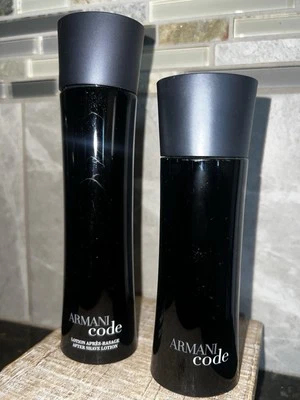 Eau De Toilette Fórmula Original Armani Code 2.5 OZ de Colección y 3.4 OZ Después del Afeitado Difícil de Encontrar Foto 1 de 4