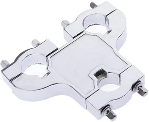 Triple Multi-Clamp for Tom Arm, Cymbal Boom Arm, X-Hat, Cowbell, etc. LMC-100-3 - Picture 1 of 9