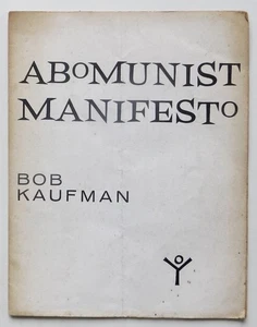 Scarce 1959 Bob Kaufman Abomunist Manifesto San Francisco, City Lights Books - Picture 1 of 4