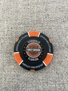Harley Davidson - Titusville Florida Miracle City Souvenir Poker/Casino Chip - Bild 1 von 2