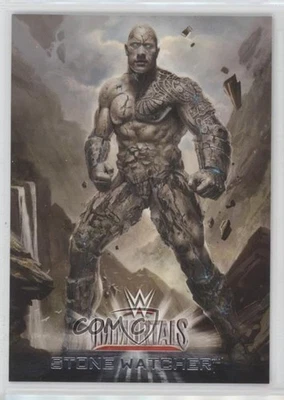 2016 Topps WWE Road to Wrestlemania WWE Immortals The Rock Stone Watcher #8 Foto 1 de 2