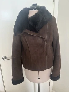 womens suede jacket - Picture 1 of 8