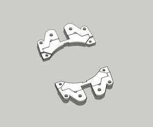 [AM4 AM5] Bracket for ML240L CoolerMaster AIO Water Cooler, 3D Printed PETG - Picture 1 of 12