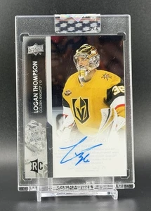 LOGAN THOMPSON [RC] - 2021 Upper Deck Clear Cut Encased #CC-LG Rookie AUTO - Picture 1 of 2