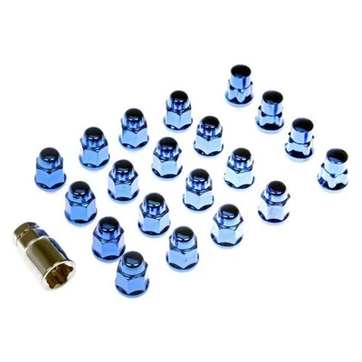 For Mitsubishi 3000GT 91-94 Lug Wheel Installation Kit Blue Cone Seat Acorn — 第 1/4 张图片