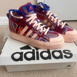 New Adidas Bravada 2.0 Mid Platform FARM Rio x Skateboard Patchwork Size 10 - Picture 1 of 12