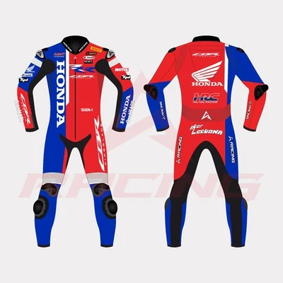 Кожаный мотоциклетный костюм Iker Lecuona Honda HRC WSBK 2025 - Изображение 1 из 4