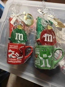 Brandneu rot und grün M&M’s offiziell lizenzierte Sammeltassen abgelaufen  - Bild 1 von 3