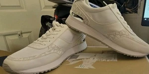 Women Michael Kors Andi Trainer Shoes BRIGHT WHT (White) Size 9M - Picture 1 of 5