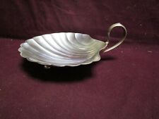 Meriden Britannia Sterling Silver Handled Shell Footed Dish WB92A  6" x 2 1/2"  