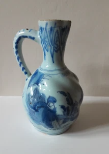 17th century tin glazed delft ewer circa 1690 - Picture 1 of 7