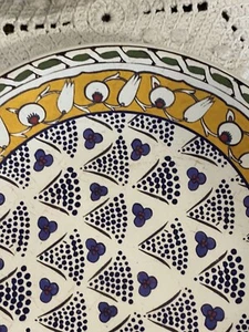 3 Williams Sonoma Salad Dessert Plates Mediterranean Melamine 7” Summer Picnic - Picture 1 of 3